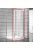 Jika Lyra Plus harmonika zuhanyajtó 80x190 cm, átlátszó stripy üveg, fehér profilszín 2553810006651