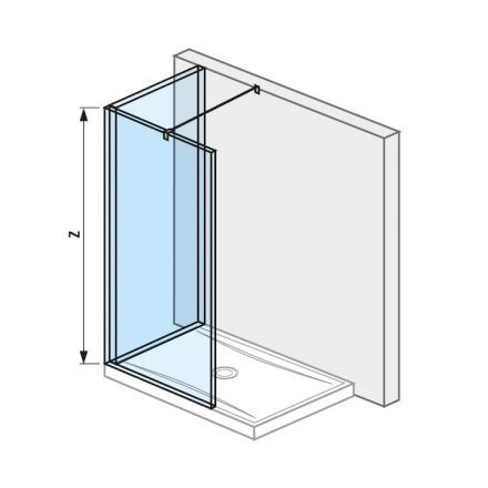 Jika Pure "L" alakú üvegfal 140x90cm 2694260026681