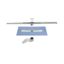   Jika Pure vágható zuhanycsatorna 1000 mm, szatén rozsdamentes acél burkolattal H2714200020001