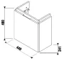 Jika Cubito Pure alsószekrény 44x48 cm, fehér 40J4201005001