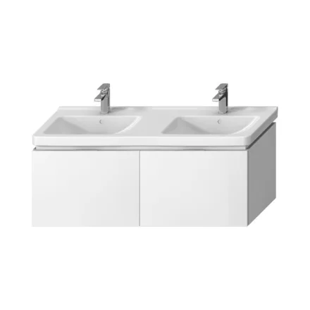 Jika Cubito Pure dupla alsószekrény 2 fiókkal 128x48 cm, fehér 40J4274015001