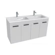   Jika Cube fehér alsószekrény dupla mosdóval 4536611763001