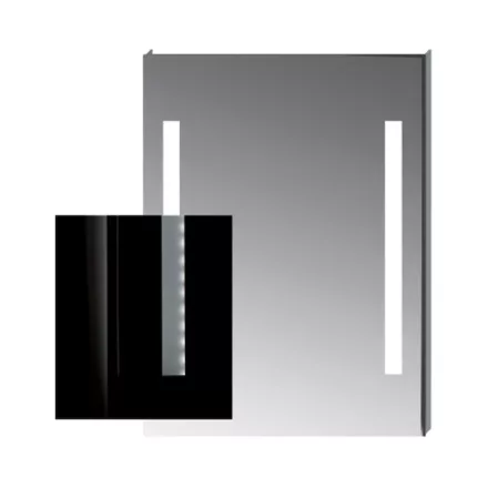 Jika Clear tükör 100x81cm LED világítással 