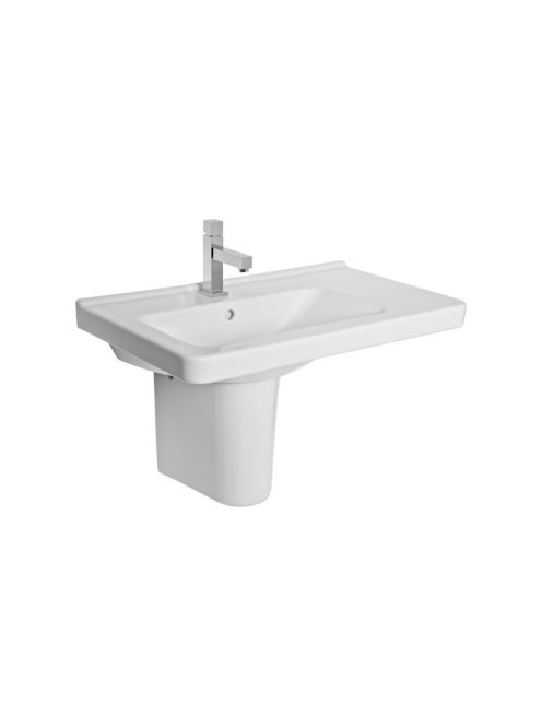 Jika Cubito Pure Porcelán mosdó 75x45 cm, jobb oldali pakolófelülettel, fehér 8124220001041