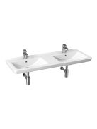 Jika Cubito Pure duplamosdó 130x48,5 cm, csapfurattal és túlfolyóval 8144200001041