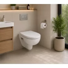 Jika Lyra Plus kompakt WC csésze helytakarékos kialakítással.