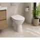 Jika Lyra Plus alsó kifolyású, lapos öblítésű álló kerámia WC csésze.