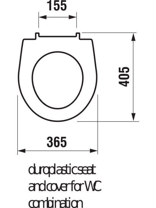 Jika Lyra Plus WC ülőke tetővel, lecsapódásgátló mechanizmussal, kizárólag monoblokkos WC-hez 8933813000001