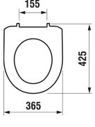 Jika Lyra Plus WC ülőke tetővel 8933870000001