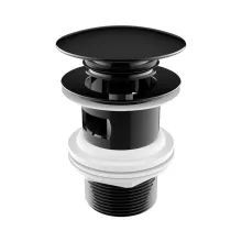   Jika Mio Click-Clack leeresztő mosdóhoz 5/4, matt fekete H3702F97161031