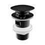 Jika Mio Click-Clack leeresztő mosdóhoz 5/4, matt fekete H3702F97161031