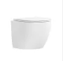 Karag Milos Rimless fali kerámia WC csésze SoftClose ülőkével fényes fehér LT-046E-NRGW