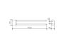 Keuco Elegance fali törölközőtartó 450 mm 11618010000