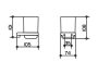 Keuco Moll fali fogmosó pohár tartó konzollal, króm 12750019000