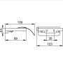 Keuco Moll fali WC papír tartó, króm 12760010000