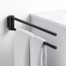   Keuco Plan törölközőtartó 438 mm, matt fekete 14918370000