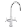 Kludi Nova Fonte Déco magas ECO mosdócsaptelep lefolyógarnitúrával króm 201180539