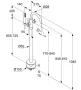Kludi Nova Fonta Classic kétgombos szabadonálló kád/zuhany csaptelep, króm 205900520