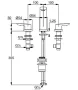 Kludi Pure&Solid háromlyukas szerelésű mosdócsap 343940575