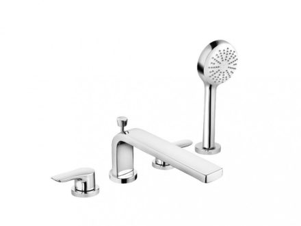 Kludi Pure&Solid kádtöltő-és zuhanycsap, kádperemre 344230575