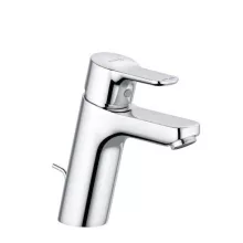   Kludi Pure&Easy egykaros mosdócsaptelep 100, automata lefolyógarnitúrával 372900565