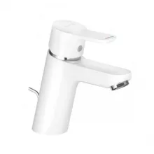   Kludi Pure&Easy 70 egykaros mosdócsaptelep automata lefolyógarnitúrával, fehér/króm 373829165