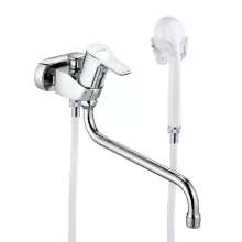   Kludi Pure&Easy kádtöltő- és zuhanycsap zuhanyszettel 375920565