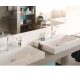 Kludi Pure&Style oldalkaros mosdócsaptelep leeresztőszelep nélkül, króm 400240575