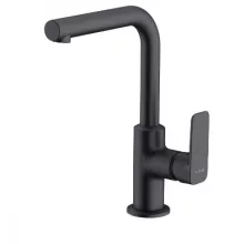   Kludi Pure&Style oldalkaros mosdócsaptelep leeresztőszelep nélkül, matt fekete 400243975