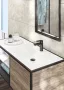 Kludi Pure&Style 100 egykaros mosdócsaptelep leeresztőszeleppel, matt fekete 402903975