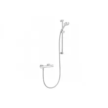   Kludi Logo shower duo 600 termosztátos zuhanycsaptelep zuhanyszettel, króm 6857505-00