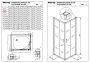 Kolpa San SQ Line Silver TKK 80/K 80x80 zuhanykabin 511000