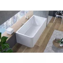   Kolpa San Elektra-SP balos falhoz állítható fürdőkád 185x85 cm, le-és túlfolyóval, fehér 513470