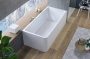 Kolpa San Elektra-SP balos falhoz állítható fürdőkád 185x85 cm, le-és túlfolyóval, fehér 513470