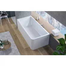  Kolpa San Elektra-SP jobbos falhoz állítható fürdőkád 175x75 cm, le-és túlfolyóval, fehér 513510