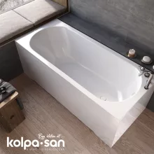  Kolpa San Betty előlapos kád kombinált masszázsrendszerrel 170x70 cm, le- és túlfolyóval, fehér 513580