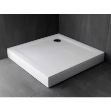   Kolpa San Canary előlapos műmárvány zuhanytálca 90x90, fehér 534390