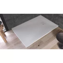   Kolpa San Limbo műmárvány zuhanytálca 140x90, beépíthető vagy padlóra helyezhető, fehér 551210