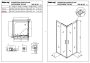 Kolpa San Pulsar TKK 100/K zuhanykabin 100x100-as 560150