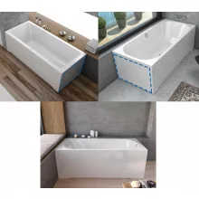   Kolpa San 70 cm-es oldallap Betty, Elektra és Pandora kádakhoz, fehér 565390