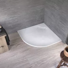   Kolpa San Drop negyedköríves akril zuhanytálca 90x90 cm, fehér 565690