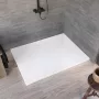Kolpa San Drop akril zuhanytálca 100x90 cm, beépíthető vagy padlóra tehető, fehér 565940