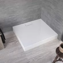   Kolpa San Drop előlapos akril zuhanytálca 90x90 cm, fehér 565970