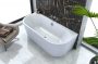 Kolpa San Dream-SP akril fürdőkád levegő masszázsrendszerrel 170x75 cm, le- és túlfolyóval, fehér 577190