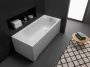 Kolpa San Evelin beépíthető fürdőkád test 170x75 cm, fehér 593070