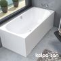 Kolpa San Pandora beépíthető fürdőkád test 180x85 cm, fehér 593130