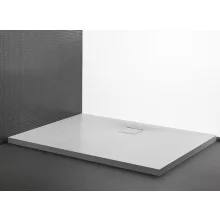   Kolpa San Moonwalk öntött műmárvány zuhanytálca 120x80 cm, lefolyófedéllel, fehér 597030