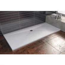   Kolpa San Re-Walk műmárvány zuhanytálca 140x80, beépíthető vagy padlóra tehető, fehér 597250