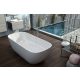 Kolpa San Gloria-FS térben álló fürdőkád 180x80 cm, le-és túlfolyóval, fehér 622640