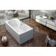 Kolpa San Atys-FS térben álló fürdőkád le- és túlfolyóval 180x85 cm, matt fehér 622830